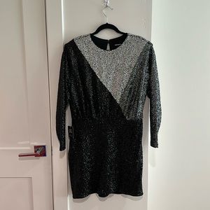Express mini sequin dress